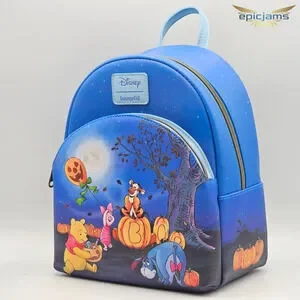 NEW Loungefly Disney Winnie The Pooh Pumpkin Patch Halloween Mini Backpack Loungefly Disney Winnie The Pooh Halloween Costumes Mini  main image 3